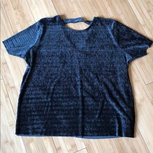 Navy blue top